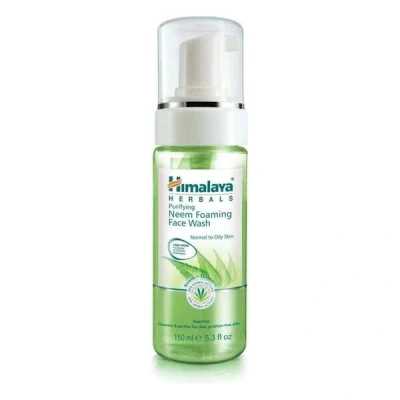 Immagine di Himalaya Herbals Purifying neem Foaming Face Wash previene dentellatura purifica e pulisce ogni tipo di pelle 150 ml