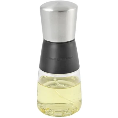 Immagine di Cole &amp; Mason H103699 Epping Spruzzino per Olio e Aceto, 150ml, Nebulizzatore Dispenser Bottiglie Cucina, Plastica, Acciaio Inossidabile, 1 x Bottiglia, Fornito Vuoto