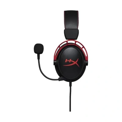 Immagine di HyperX Cloud Alpha, Cuffie da Gaming con Jack Audio 3,5 mm, Comandi sul Cavo, Telaio in Alluminio, Cuscinetti Memory Foam Rivestiti Similpelle, Adatto per PS4, Xbox e PC, Nero/Rosso