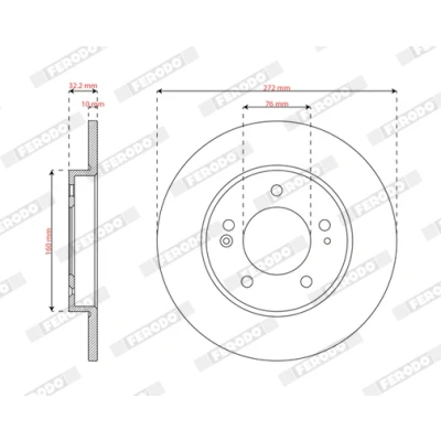 Immagine di Discofreno FERODO DDF2983C