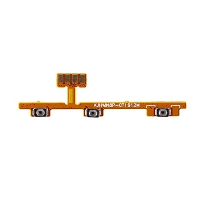 Immagine di compatibile per XIAOMI REDMI NOTE 8 PRO Ricambio flat flex circuito interno switch key pulsante accensione tasto power on off volume controllo tasti laterali