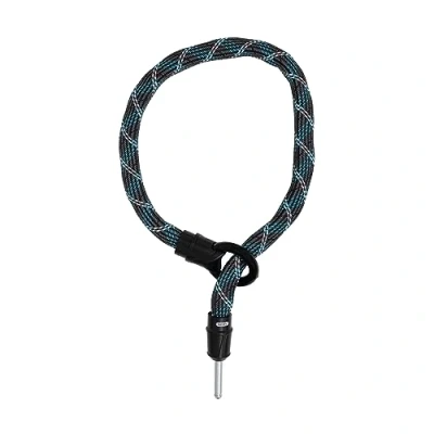 Immagine di ABUS catena per Lucchetto da telaio IvyTex Adaptor Chain 6KS bicicletta con copertura repellente allo sporco e all&#039;umidità robusta 6 mm grigio