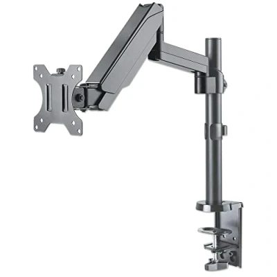 Immagine di Manhattan 461580 1 parte Supporto da tavolo per monitor 43,2 cm (17) 81,3 (32) Nero Ruotabile, Regolabile in altezza, Inclinabile, Girevole