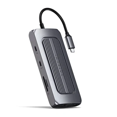 Immagine di Satechi Adattatore Hub USB C Multiporta + PD 100w Space gray ST UCMXAM