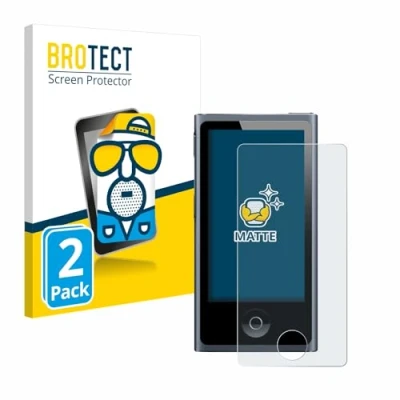 Immagine di brotect Pellicola Protettiva Opaca per Apple iPod nano 2012 (7a Gen.) Anti Riflesso (2 Pezzi)