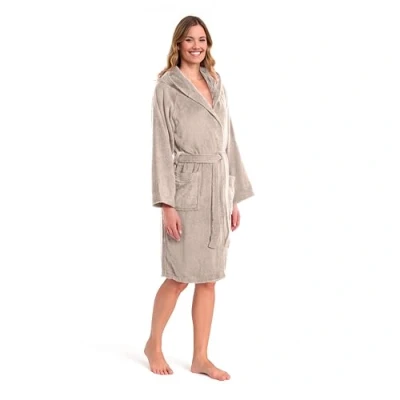 Immagine di CALEFFI Accappatoio Uomo Donna Spugna Morbida con Cappuccio, 100% Cotone 2 Tasche, Appendi Accappatoi, Cintura e Passanti Assorbente Resistente Valido come Vestaglia Invernale