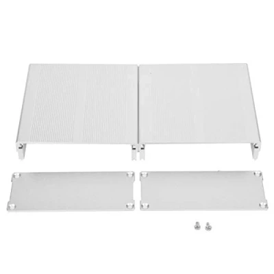 Immagine di Custodia di raffreddamento in alluminio, scatola alluminio tipo diviso Contenitore elettronico fai da te 40x97x100mm per circuito del controller GPRS