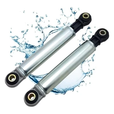 Immagine di Lichtblau 2x Ammortizzatori SUSPA per lavatrice Miele color argento I Ammortizzatore vibrazioni foro 8mm 120N adatto pezzi n. 4500826 4151285 di ricambio