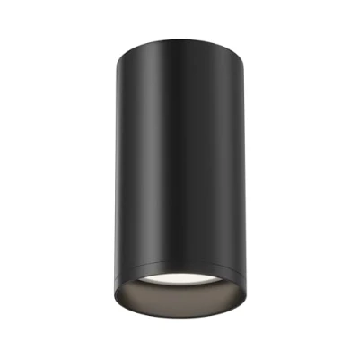 Immagine di MAYTONI Moderno Faretto da Soffitto Nero, Cilindrico, Spot a Superficie, in Alluminio, per studio, ufficio, sala, cucina, balcone, 1 lampadina GU10 non incl.