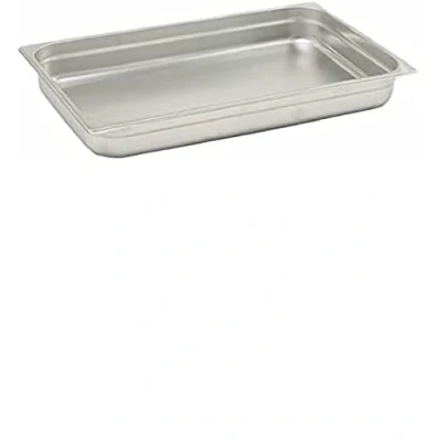 Immagine di Pentole Agnelli COIXGNP11065 Bacinella Gastronorm 1/1, Acciaio Inossidabile, Argento, 53 x 32.5 6.5 cm