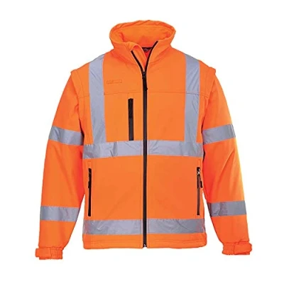 Immagine di Portwest S428ORRS Giacca Softshell ad Alta Visibilità, Arancio, Small