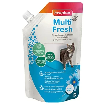 Immagine di Beaphar, neutralizzatore di odori “Multi Fresh, prolunga la Durata della lettiera per Gatti, 400 g