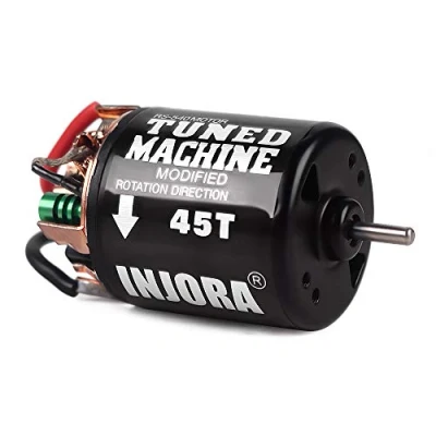 Immagine di INJORA RC Motor Brushed Waterproof 540 Spazzolato Impermeabile Motore per 1/10 Crawler Axial SCX10 AXI03007 90046 TRX4 D90 MST CC01(45T)