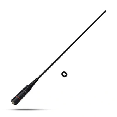 Immagine di HYS Antenna 772 SMA femmina 15,7 pollici Dual Band 144/430 MHz UHF/VHF radio per Baofeng UV 5R 82 BF F8HP F8 + 888s