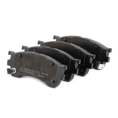 Immagine di RIDEX 402B0063 Kit pastiglie freno Assale anteriore con contatto segnalazione usura, segnalatore acustico usura MAZDA: Premacy, 323 F 6, 626 V SW