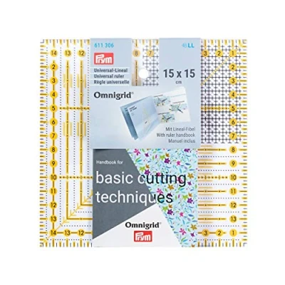 Immagine di Prym Universal Lineal 15 x cm Omnigrid Righello della griglia, 5 mm