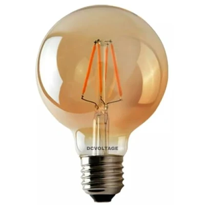 Immagine di Lampadine Edison vintage retrò stile vecchio vite LED lampadina dimmerabile a spirale E27 220 240V ambra luci UK (G95 4W E27)