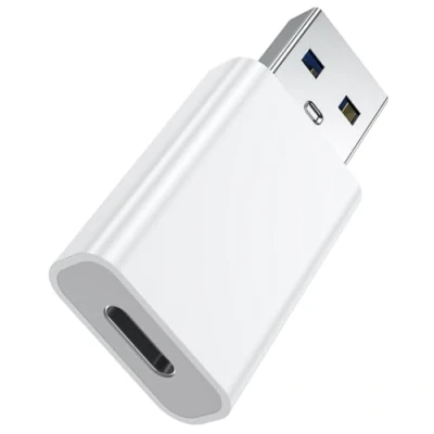 Immagine di adattatore USB da a C bifacciale 5Gbps, 3.0 maschio femmina ricarica veloce compatibile con PC, laptop, Apple MagSafe, Watch, iPhone Pro Max, caricabatterie