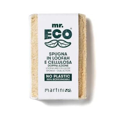 Immagine di Mr.Eco Martinispa Spugna Piatti Natuale In Loofah E Cellulosa 30 g