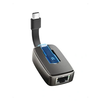 Immagine di Cable Matters pieghevole di adattatore USB C Ethernet Gigabit, portatile C, Lan con rete 10/100/1000 Mbps Thunderbolt 4/3, compatibile USB4