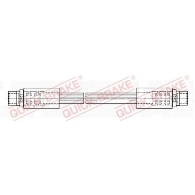 Immagine di QUICK BRAKE 22.410 Tubi Freno 322mm M10x1 con filettatura interna AUDI: A6 C6 Allroad, Avant