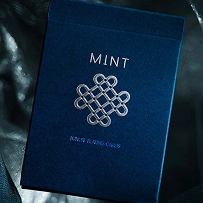 Immagine di SYNCSPIKE Mint 2 Carte da Gioco (Mirtillo) con Custodia Protettiva in plastica Trasparente