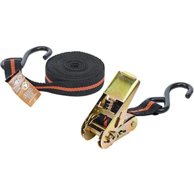 Immagine di Bgs 3553. Cinghia Ferma Carico Tenditoio A Cricchetto 5 Mt Con 2 Ganci