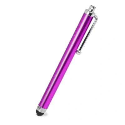 Immagine di OcioDual Penna per Touch Screen, Viola, Compatibile con Telefono Cellulare Smartphones, Tablets, Monitor, Puntatore Universale in Metallo, Punta Gomma, Sensibile, Pen Stylus, Stilo