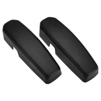 Immagine di SG Store 1 Paio di Coperture per Staffe Supporto Parabrezza E Paratia Auto LRD604 Compatibile con Land Rover Defender Protezione in Plastica ABS Nera