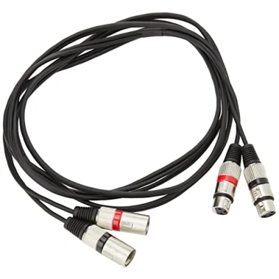 Immagine di Pulse PLS00205 Cavo XLR maschio a femmina 3 pin, m, colore: Nero