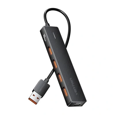 Immagine di USB Hub 10Gbps, VENTION 3.2 Gen 2, 5 in 1 Extender Hub, adattatore multiporta per Laptop, MacBook, Chromebook, Surface, iMac, PS4, PS5, Xbox, Flash Drive