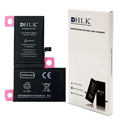 Immagine di DHLK® TI Line Batteria alta Capacità compatibile con iPhone X (A1865, A1901, A1902) 3100 mAh