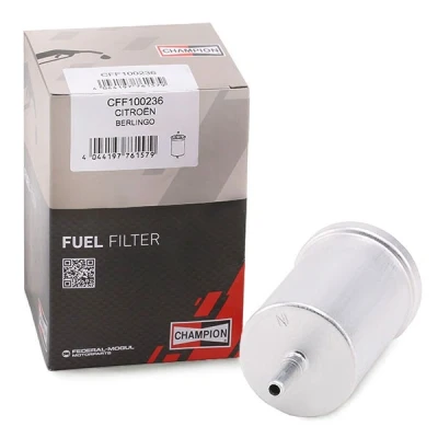 Immagine di CHAMPION CFF100236 Filtro Carburante per condotti/circuiti 8 PEUGEOT: 206+ Hatchback, 106 II 307 DACIA: Sandero I
