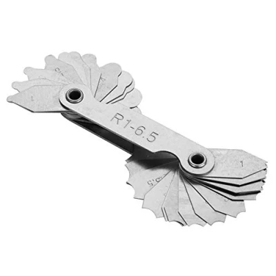 Immagine di Strumento di misura convesso interno concavo esterno in acciaio inossidabile con filetto raggio(R1 6.5MM)