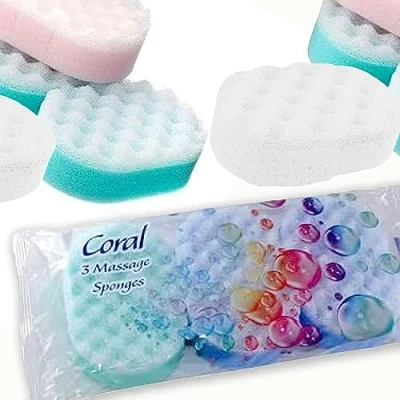 Immagine di Coral Confezione da 3 spugne massaggianti (i colori possono variare)