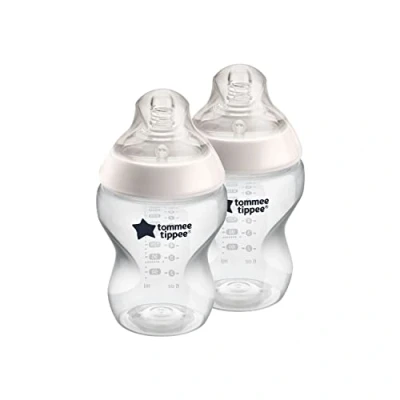 Immagine di Tommee Tippee Closer to Nature Feeding Bottles Slow Flow 0m+, 2 each