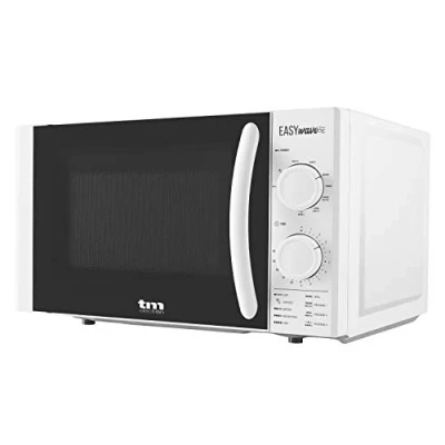 Immagine di TM Electron TMPMW001G EASYWAVE Forno a microonde con Grill e capacità di 20 l, 700 W Potenza, 6 impostazioni Funzionamento modalità scongelamento Timer 30 min, 50 W, Litri, Acciaio