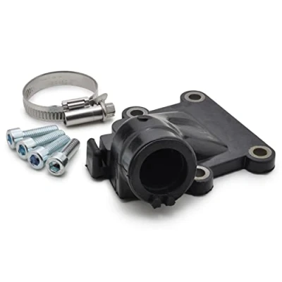Immagine di Easyboost Tubo Collettore di Aspirazione 12 a 21mm Tipo originale per MBK Booster prima e dopo 2004 Bw&#039;s Stunt Rocket Slider Motore Minarelli Verticale Carburatore 14 16 17.5 19