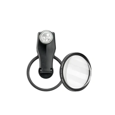 Immagine di EXAPRO Clip per filtro smartphone + set di filtri Linear, effetto prisma, da φ49mm, Tipo telaio rotante, compatibile con iPhone/Android, EXP FCPZLN 02