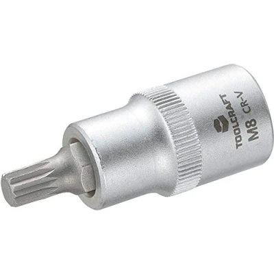 Immagine di TOOLCRAFT 816087 Multidente XZN Inserto giravite a bussola 8 mm 1/2 (12.5 mm)