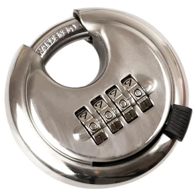 Immagine di HMF 3502 09 Lucchetto circolare, combinazione a 4 cifre, 7 x 2,4 cm