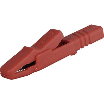 Immagine di SKS Hirschmann AK 2 S Morsetto a coccodrillo vite, Connettore Rosso