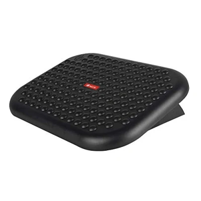 Immagine di NGS FOOTNEST Poggiapiedi Ergonomico di Altezza Regolabile, da Scrivania con Inclinazione 0 15º e Base Antiscivola