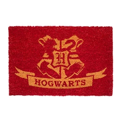 Immagine di Grupo Erik Zerbino Ingresso Casa Harry Potter, Fabbricato in Fibra di Cocco e con una Base PVC Antiscivolo, Hogwarts Rosso, 40x60 cm