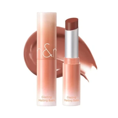 Immagine di rom&amp;nd Glassing Melting Balm (NEW) 6 colori, labbra lucide, Humidité Baumes à lèvresTraslucide Haute pigmentationVegan3,5g 0,12oz (13 scotch nude)