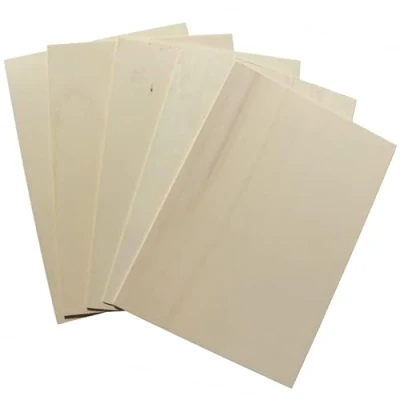 Immagine di Pannelli in compensato di pioppo, per bricolage, formato A3, 420 x 297 3 (+ 0,5) mm, 10 pezzi