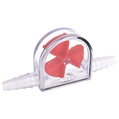 Immagine di Alphacool 17357 Indicatore di flusso rosso 6 11 mm monitoraggio raffreddamento ad acqua acrilico
