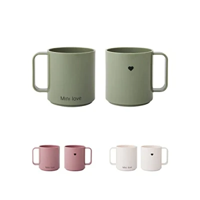 Immagine di Design Letters Mini bicchiere in Tritan per bambini e neonati, senza BPA, EA/BPS, con manico, Drop safe, accessori disponibili separatamente, 175 ml, lavabile lavastoviglie