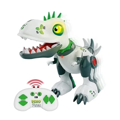 Immagine di Xtrem Bots Dinopunk Robot Giocattolo Dinosauri Per Bambini Telecomandato Programmabile 20 Azioni Programmabili
