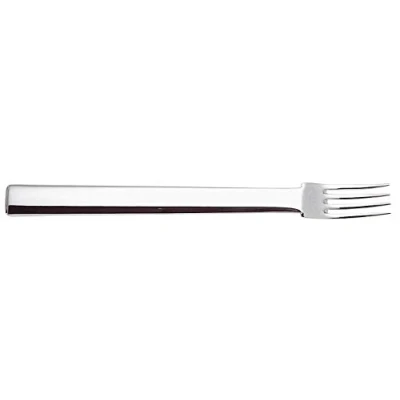 Immagine di Alessi JH01/5 Rundes Modell Set di 6 Forchette da Frutta in Acciaio Inossidabile 18/10, Finitura Lucida